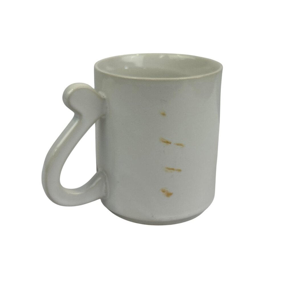 Vintage Cat Coffee Tea Mug Tail Handle Butterfly Japan Tabby Kitten - Picture 4 of 9